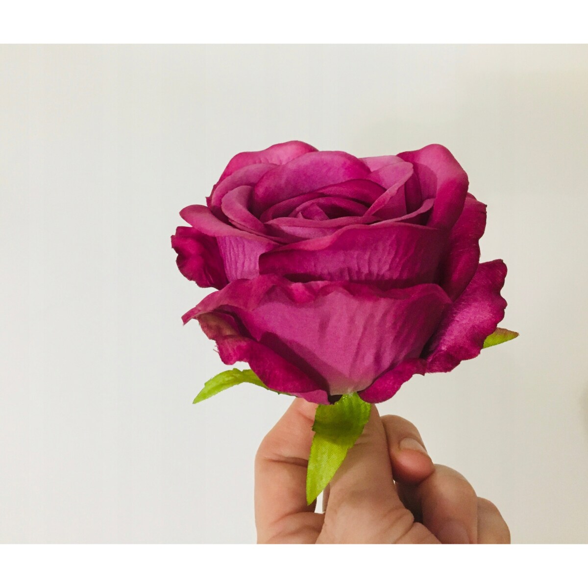 6x Róża sztuczna wyrobowa do wiązanek główka pąk cmentarz kwiaty róże duże