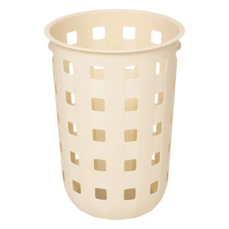 Kosz na pranie, kremowy z bambusową pokrywą 60L Harmony