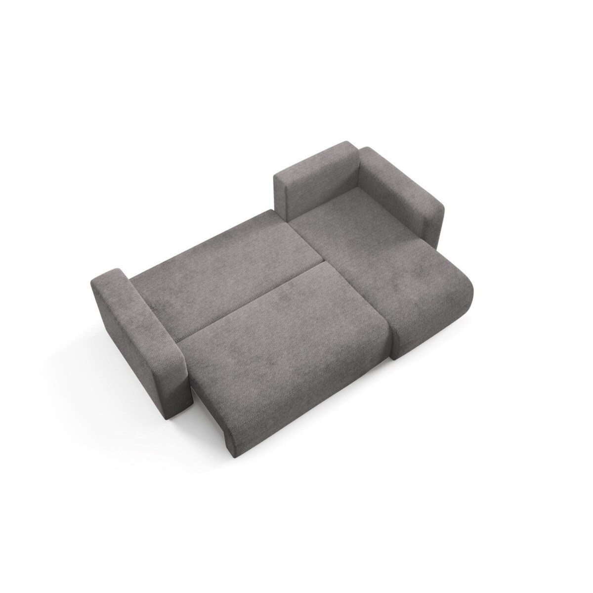 Narożnik EVORA L z pojemnikiem tkanina miękki plusz Kolor: Onega 07