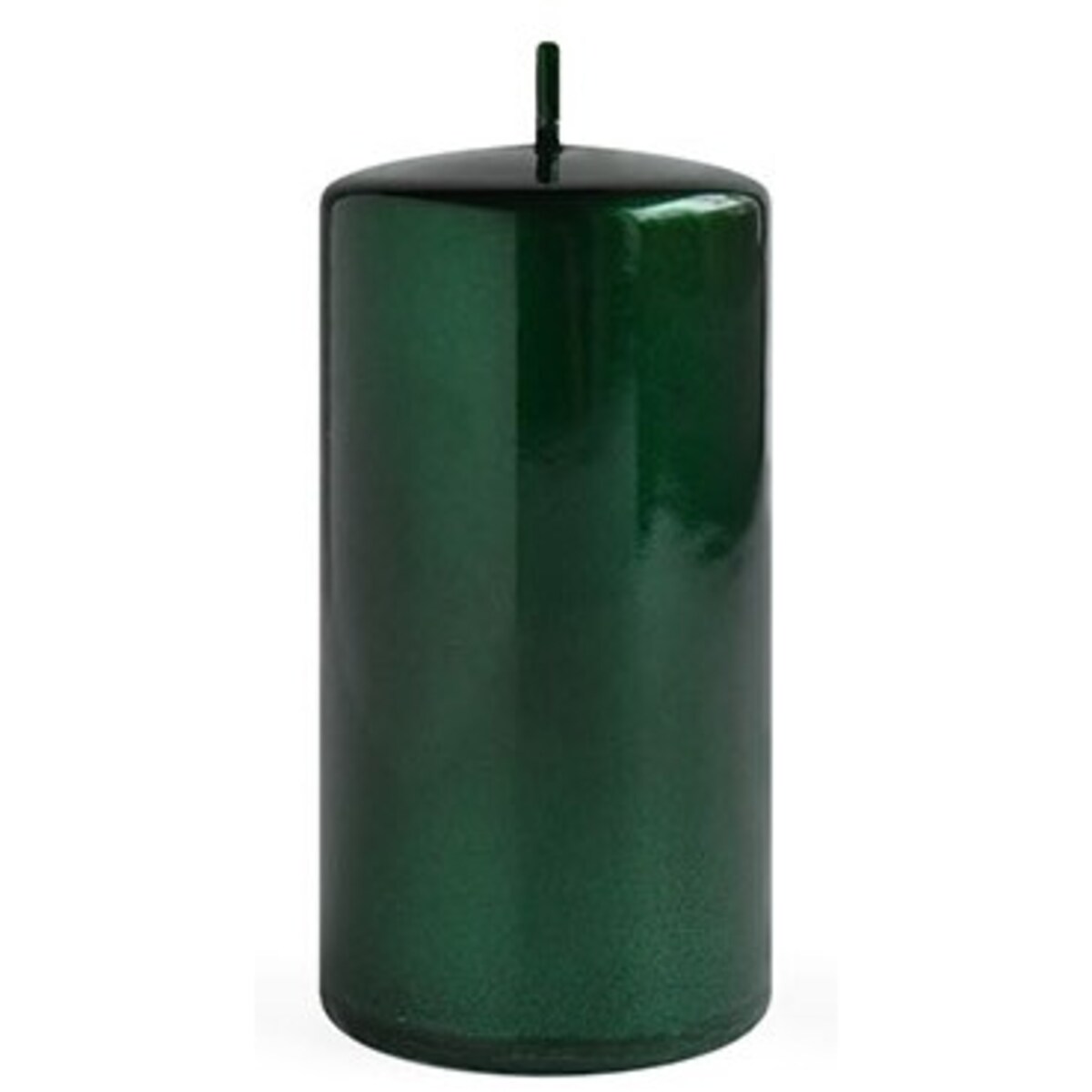 Świeca OPAL MET POŁYSK Walec duży 7xh17,5cm parafinowa zielona