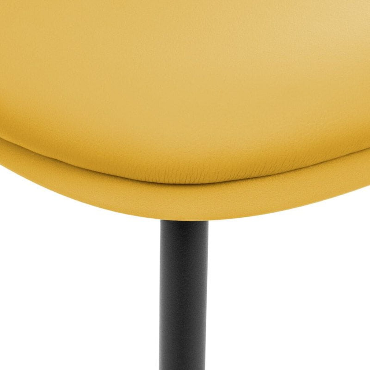 ŻÓŁTE KRZESŁO Z MIĘKKIM SIEDZISKIEM ADELE