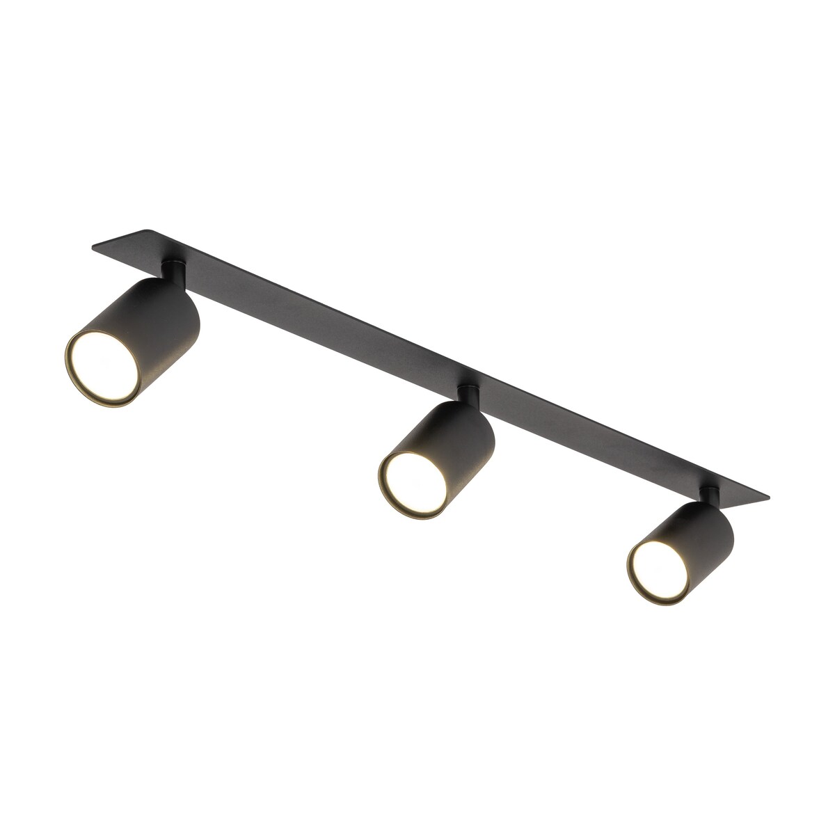 Lampa podtynkowa spot NEX BLACK 10800 TK Lighting czarna 3xGU10 regulowana wpuszczana sufitowa metalowa