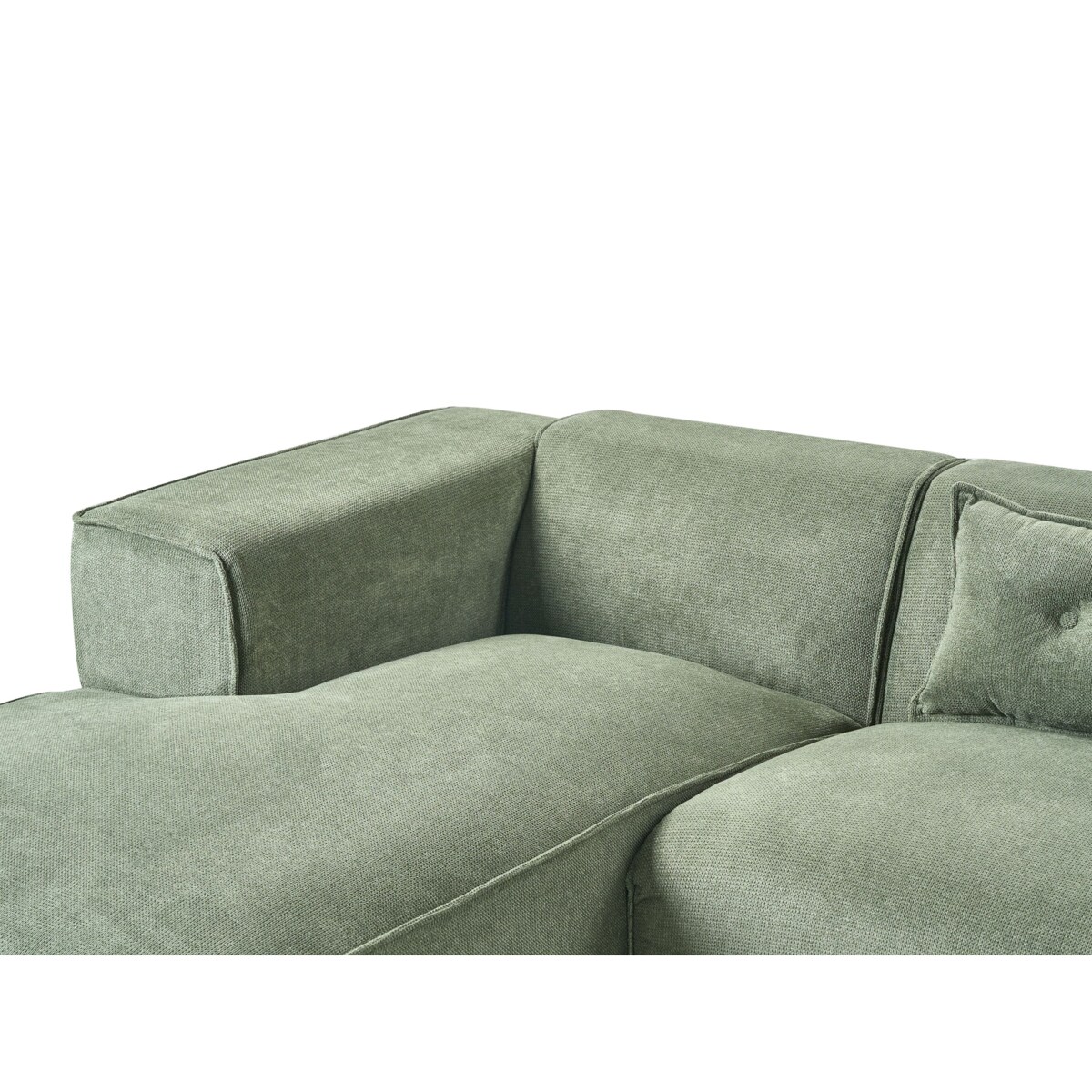 Narożnik prawostronny ciemnozielony DOLVA