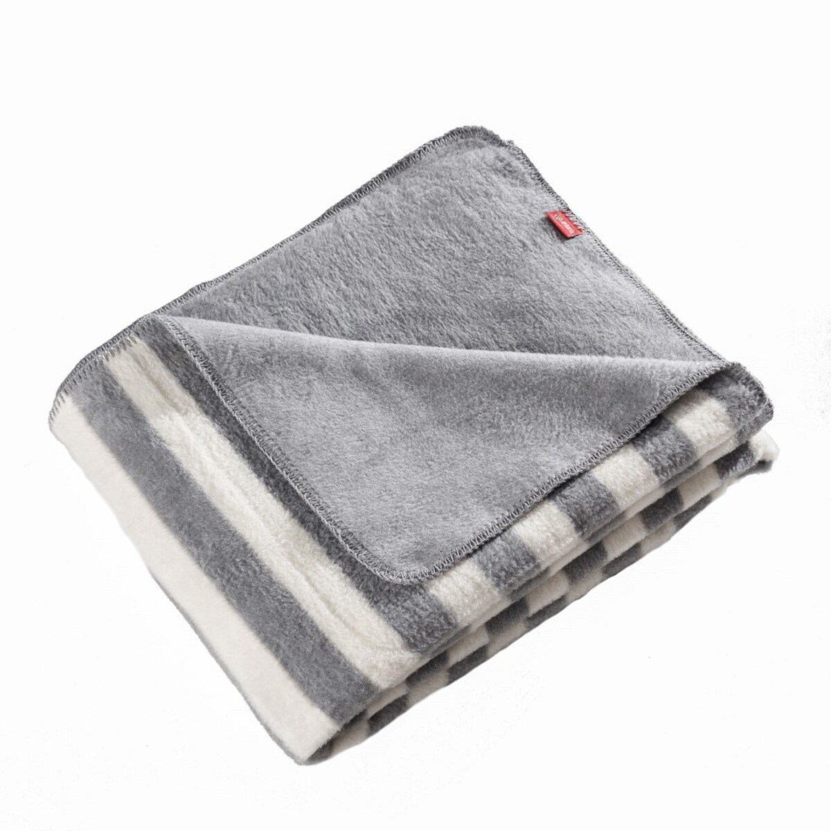 Koc Cosy Home 150x200cm Gray Stripes, 150 x 200 cm