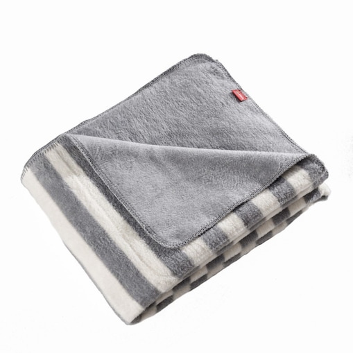 Koc Cosy Home 150x200cm Gray Stripes, 150 x 200 cm
