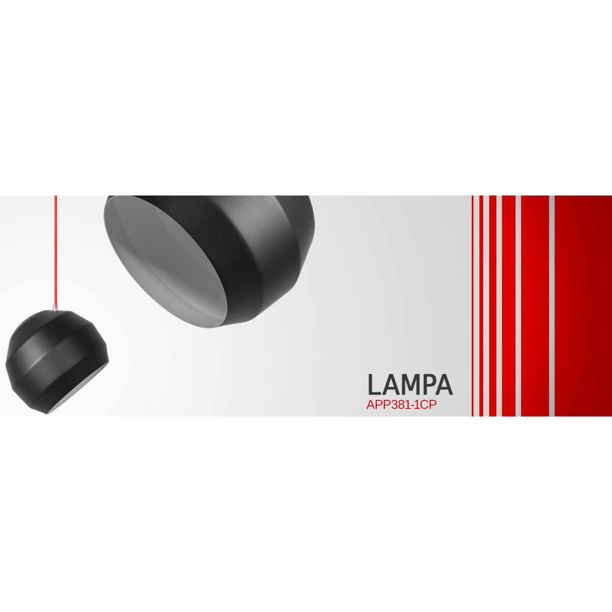 Lampa Sufitowa Wisząca Styl Czarna Metalowa