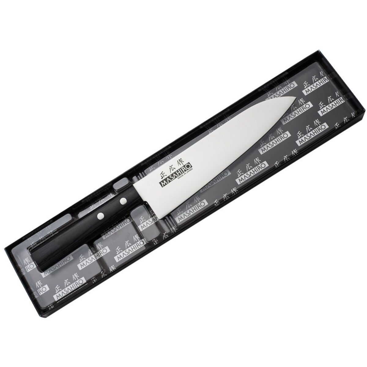 Masahiro nóż Sankei Chef 180mm czarny 35842