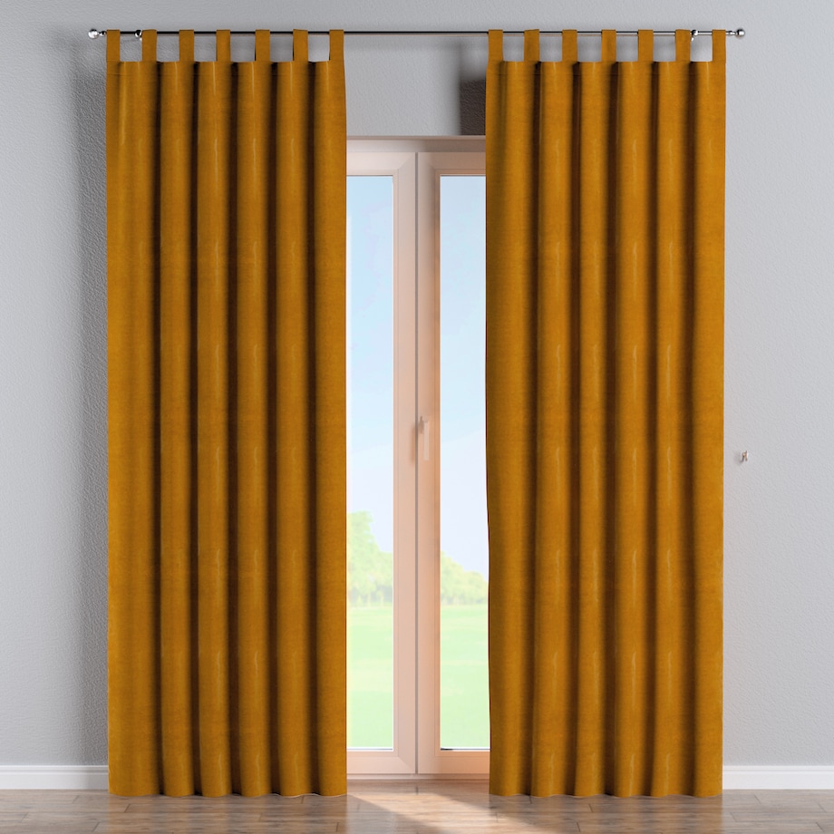 Zasłona na szelkach 1 szt. 130x260 miodowy