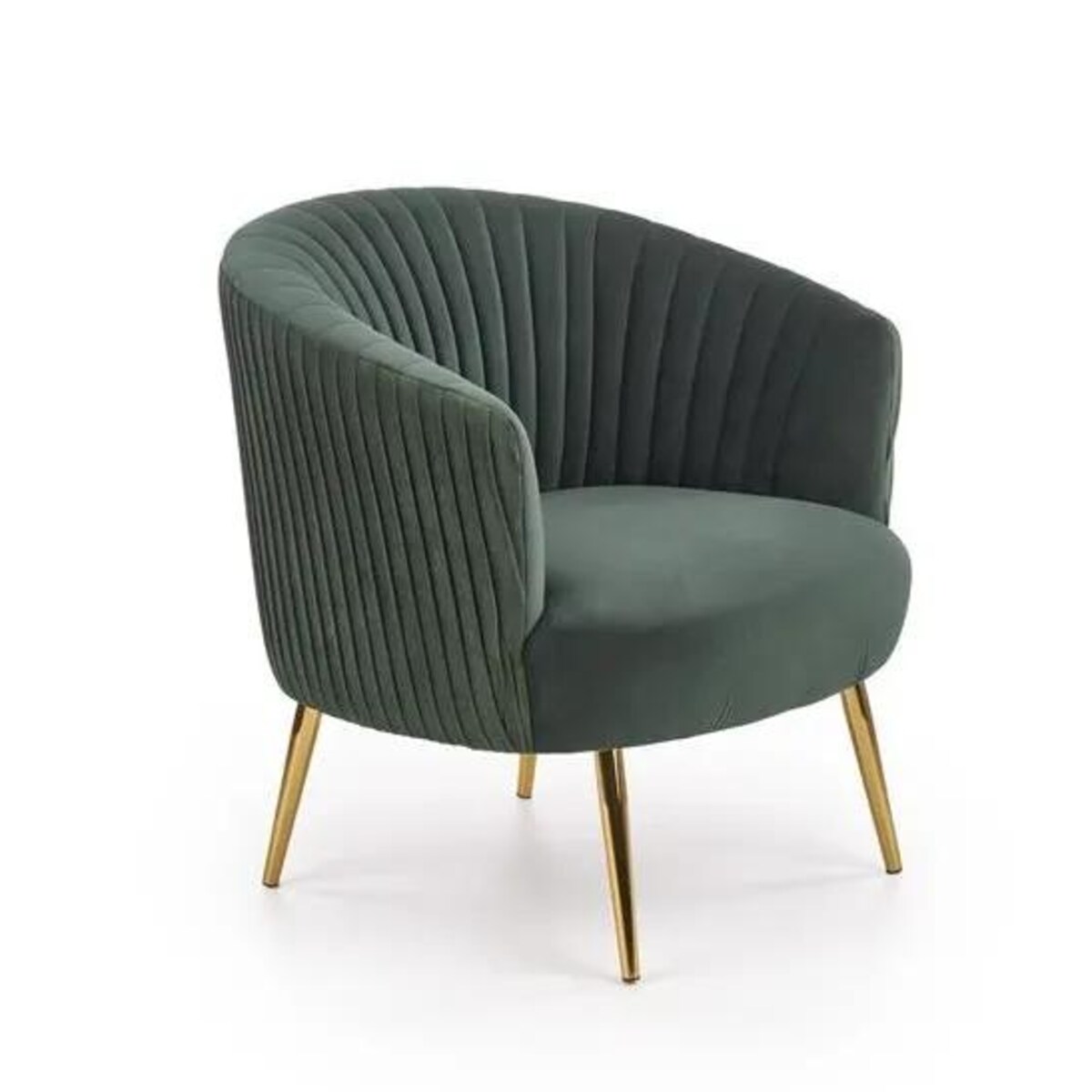 Fotel CROWN ciemno zielony