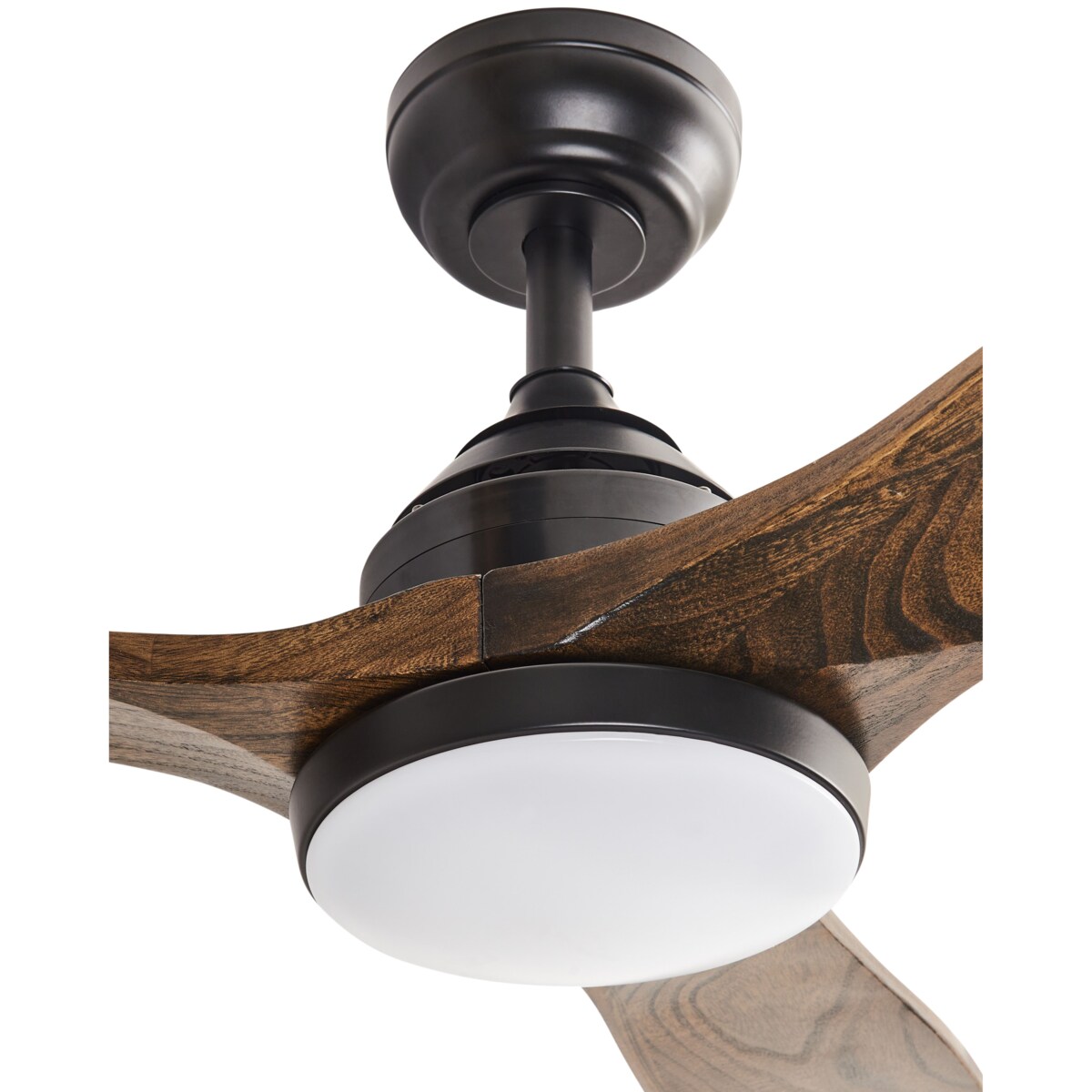 Wentylator sufitowy z lampą MOYAR Z pilotem Ciemnobrązowy