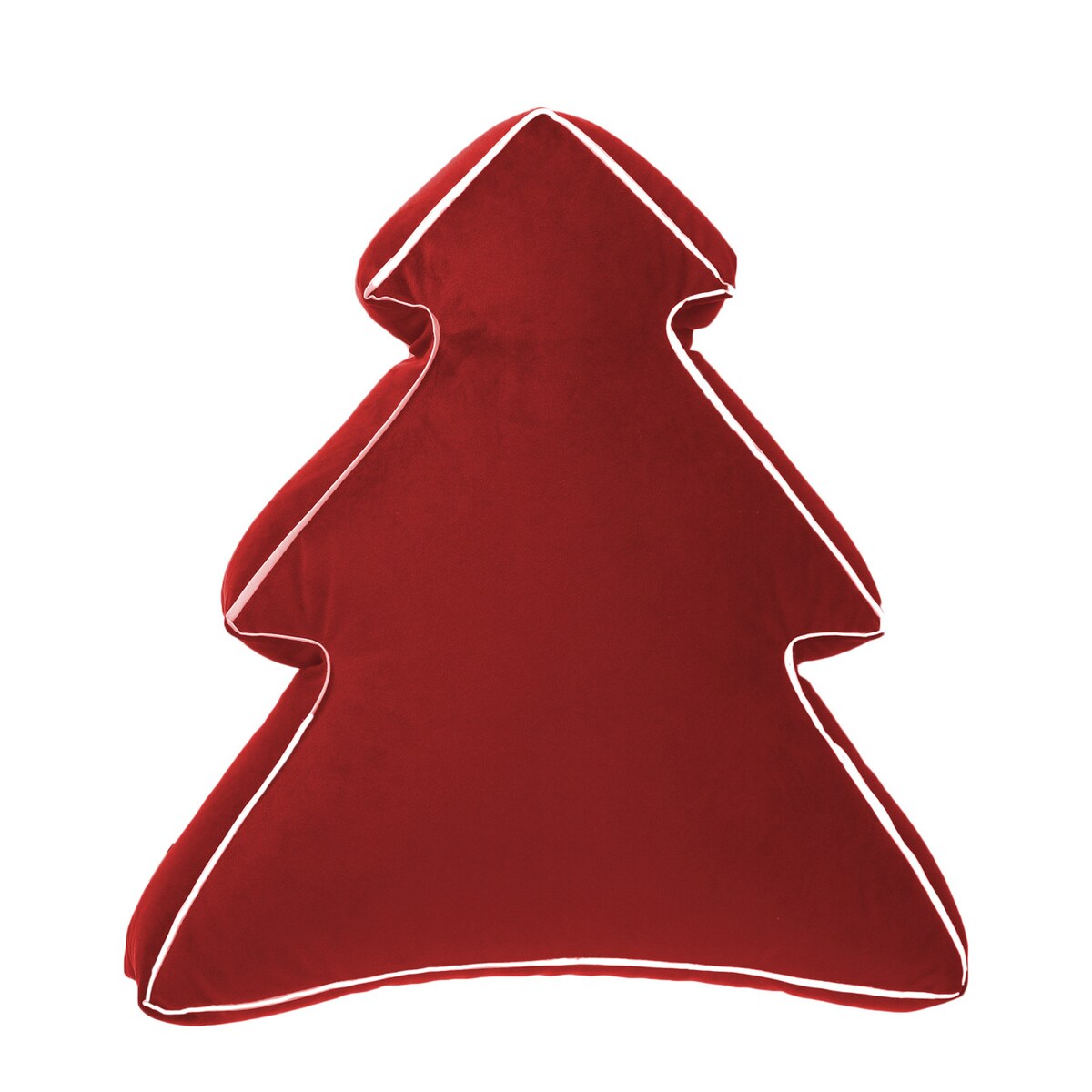 Poduszka Choinka 40x41 cm, intensywna czerwień, 40x41x8cm, Christmas