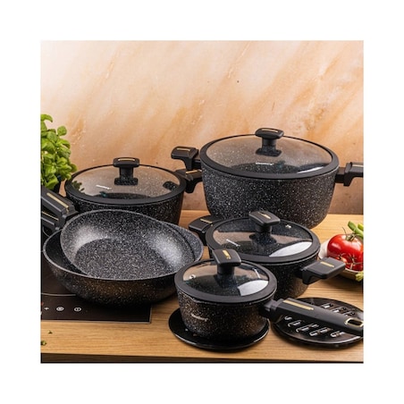 Klausberg zestaw 12 garnków marmurkowych 63913