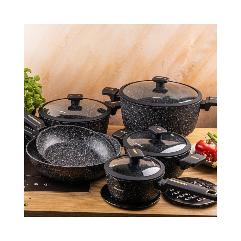 Klausberg zestaw 12 garnków marmurkowych 63913