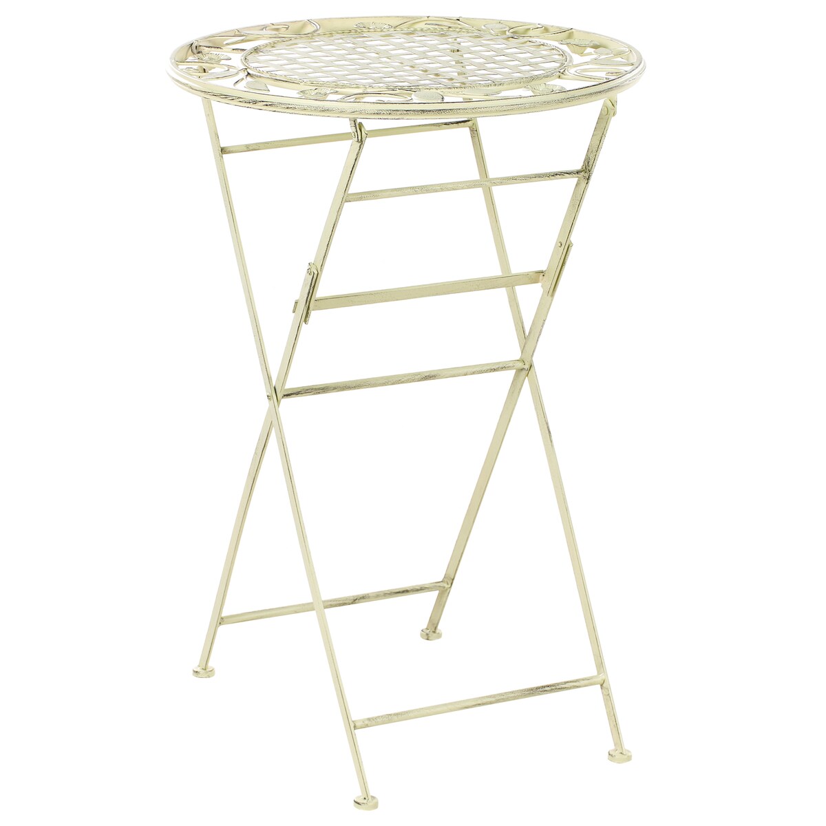 Stolik ogrodowy barowy BIVIO 60 cm 60 cm Metal Jasnozielony