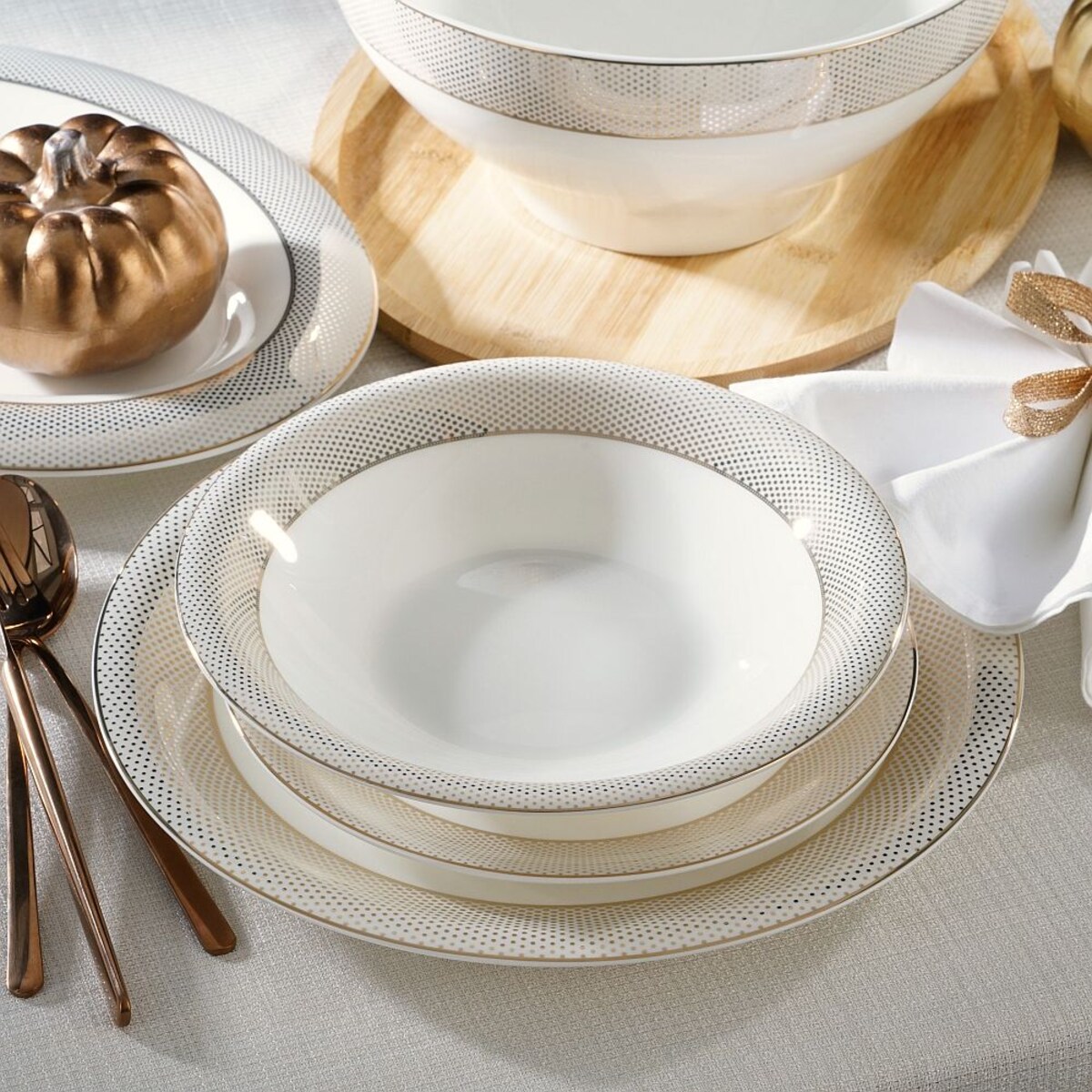 VILLA ITALIA Talerz płytki porcelanowy 27 cm MARILYN