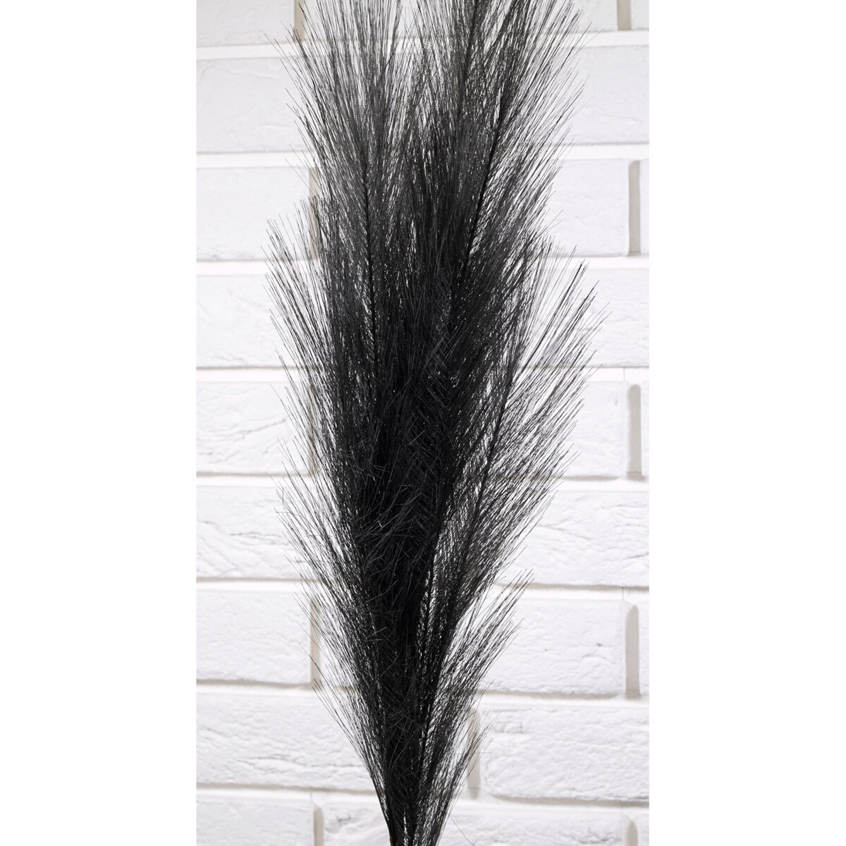 SZTUCZNA GAŁĄZKA trawa pampasowa SZARA