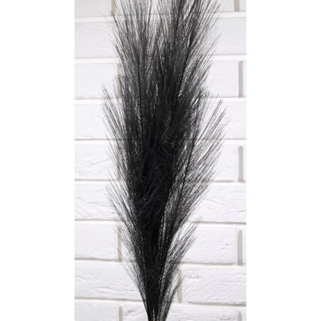 SZTUCZNA GAŁĄZKA trawa pampasowa SZARA