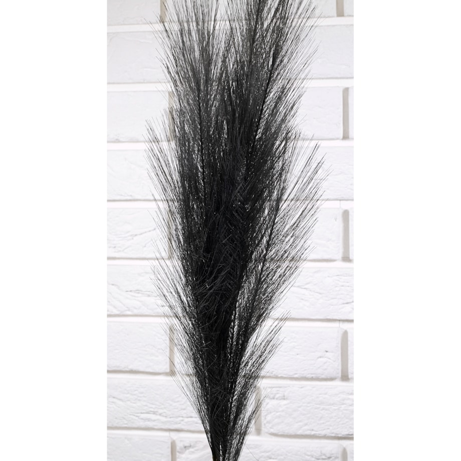 SZTUCZNA GAŁĄZKA trawa pampasowa SZARA