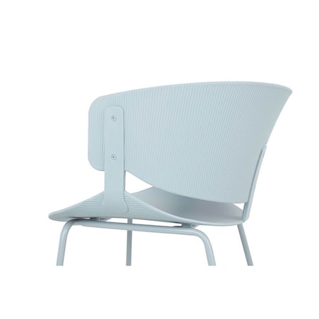 Jasnoszare krzesło nowoczesne Garret do kuchennego stołu