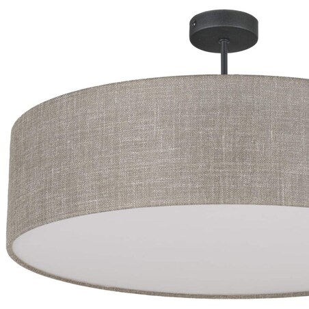 Okrągła ekologiczna lampa sufitowa Rondo 6248 TK Lighting szara beżowa