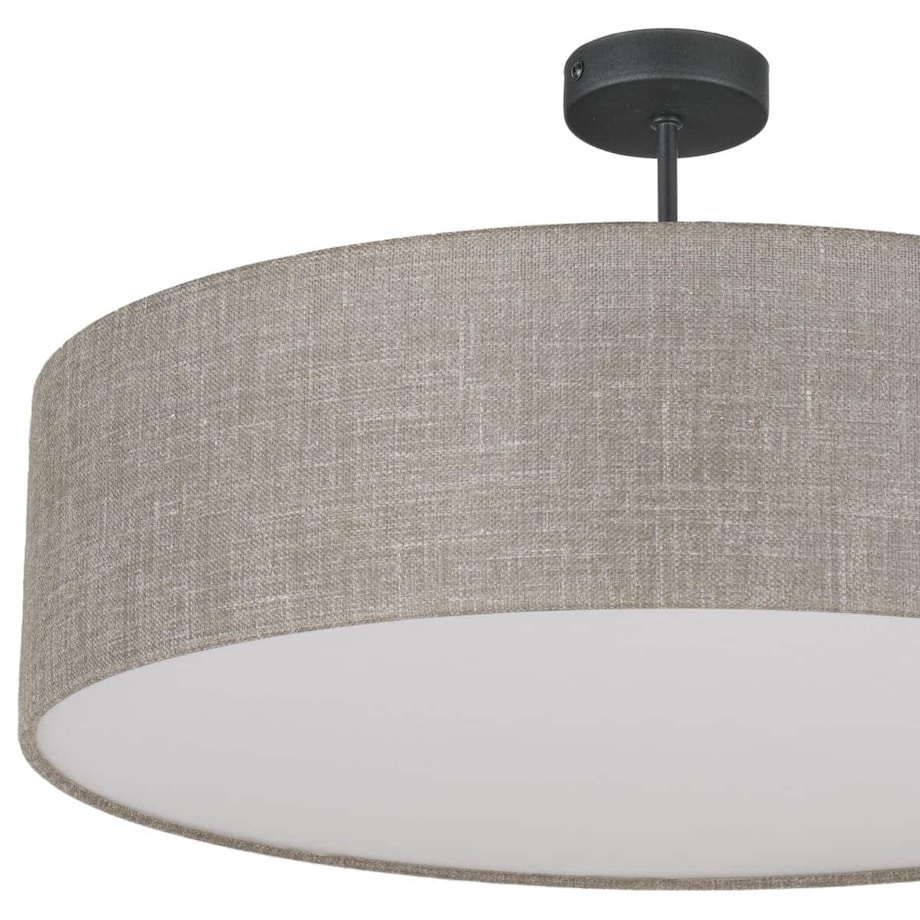 Okrągła ekologiczna lampa sufitowa Rondo 6248 TK Lighting szara beżowa