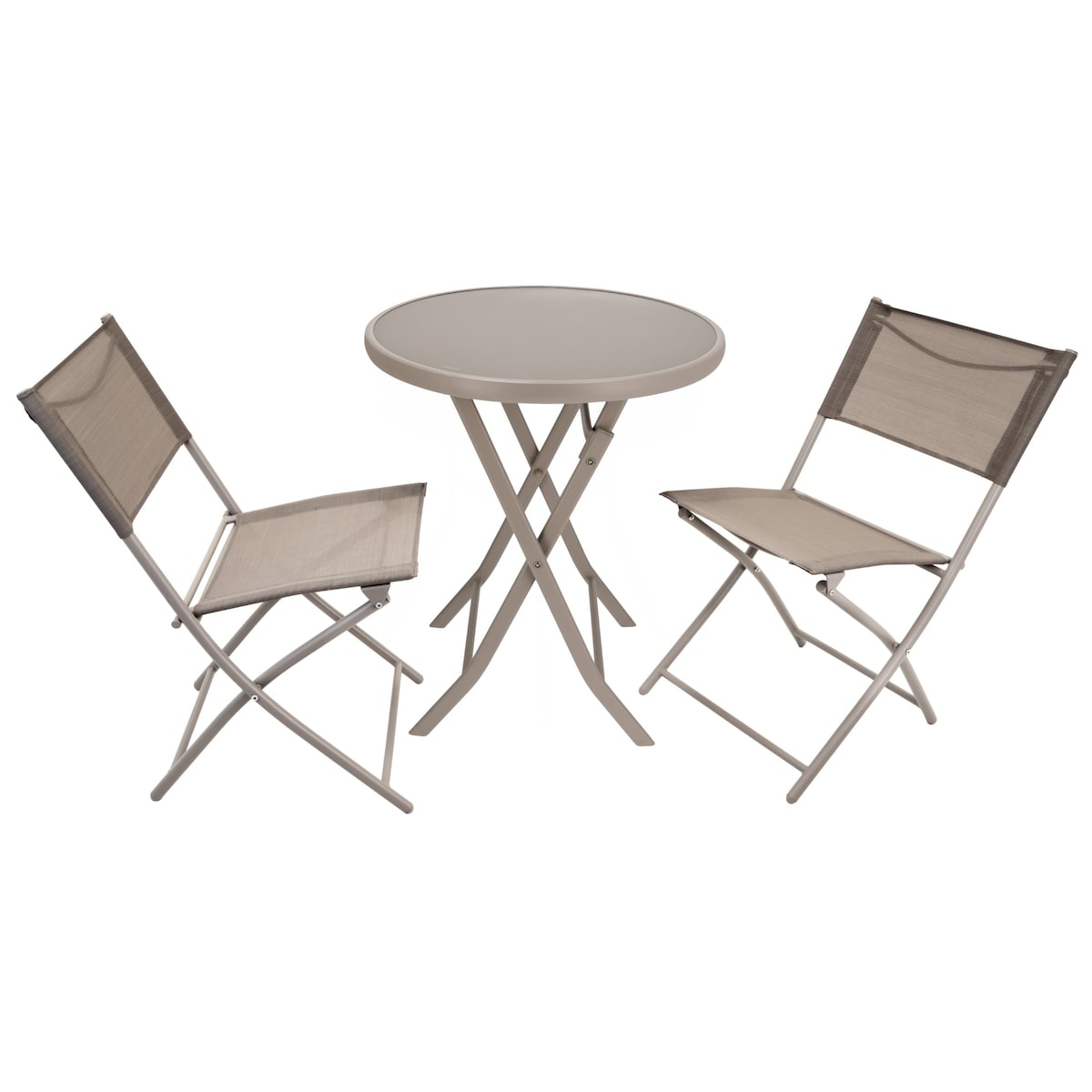 Zestaw mebli ogrodowych JUMI na balkon stół 2 krzesła