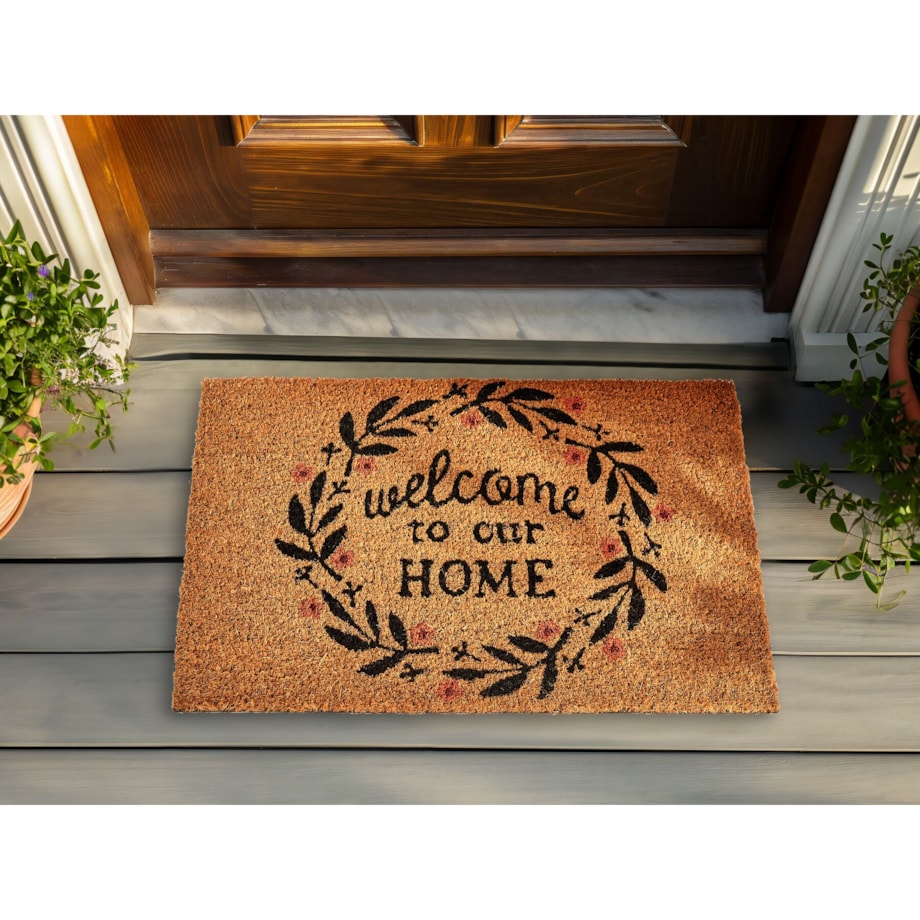 Wycieraczka SAYAN 40 x 60 cm Włókno kokosowe Naturalny