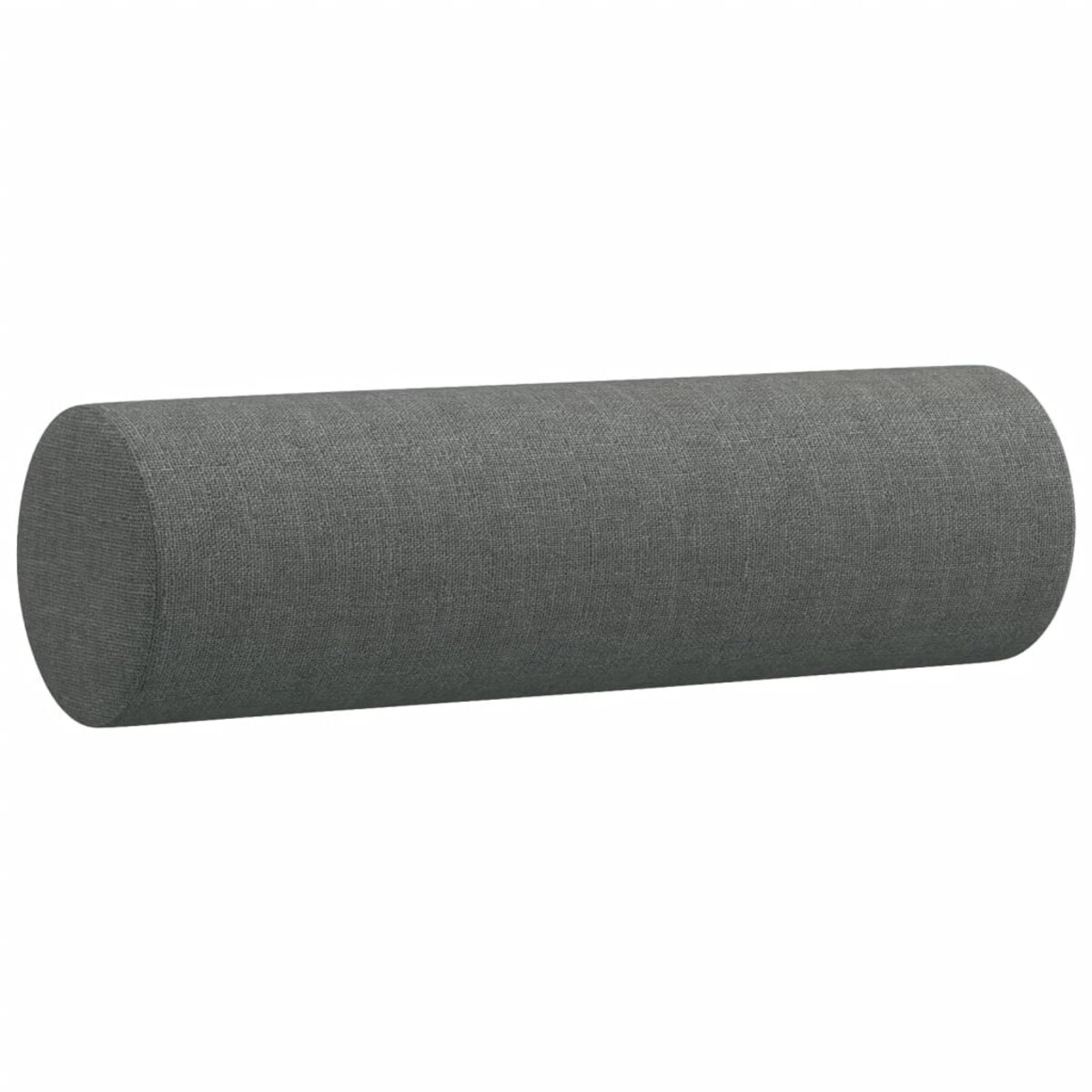 vidaXL 2-osobowa sofa z poduszkami, ciemnoszara, 140 cm, tkanina