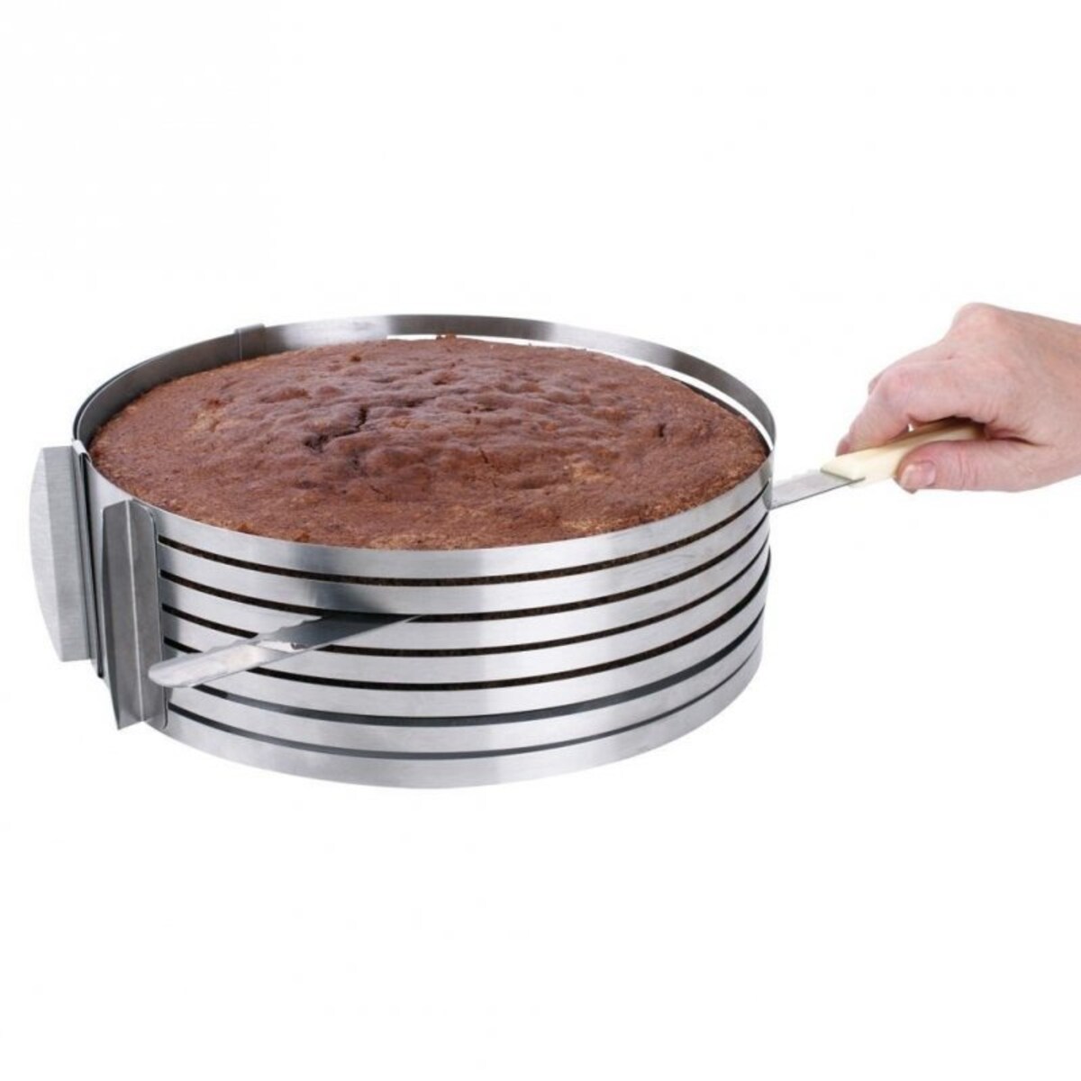 Regulowana Obręcz Do Krojenia Biszkoptu Na Tort Kinghoff Kh-1474