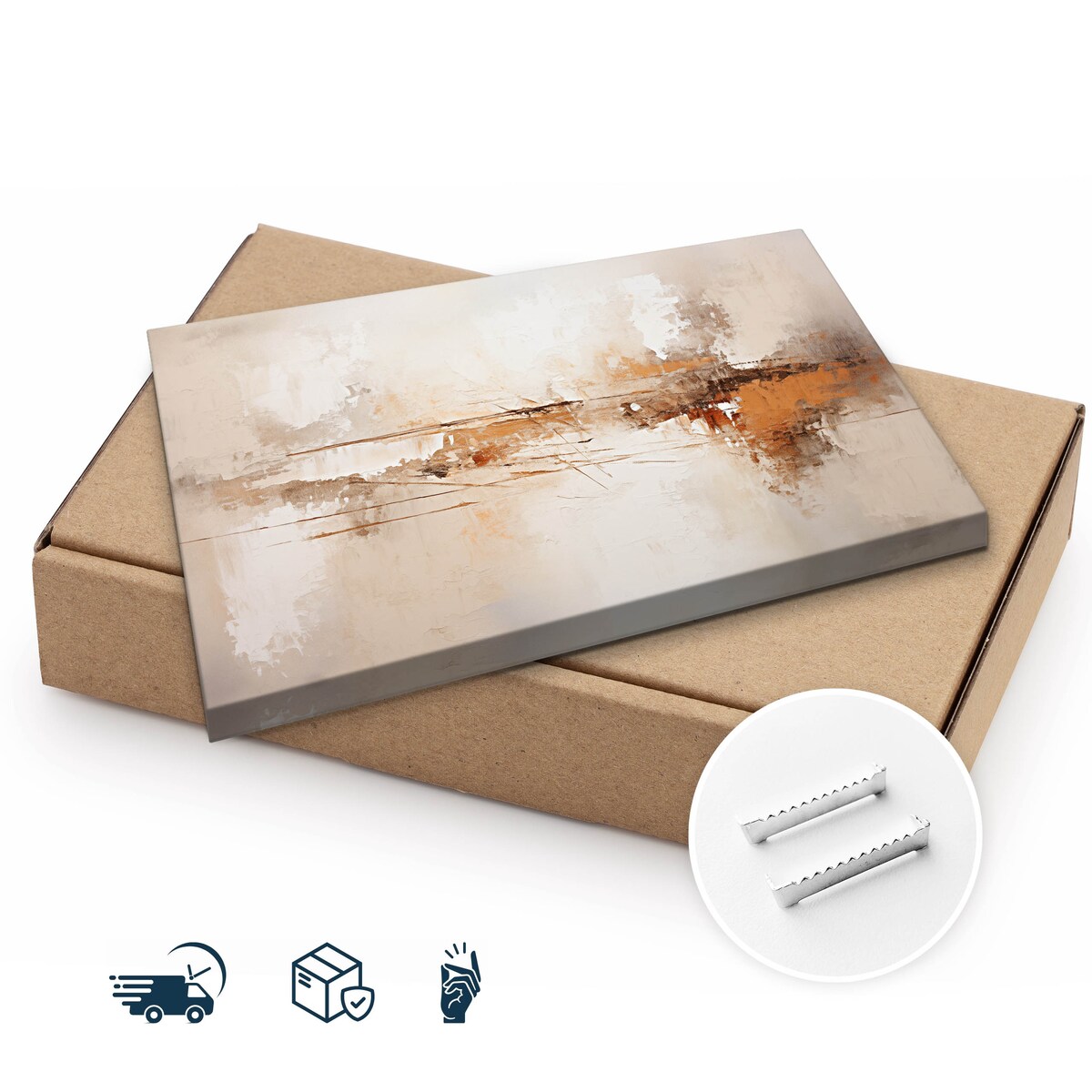 Obraz Canvas Do Salonu Abstrakcja Nowoczesny Wzór Beton Do Sypialni 120x80cm