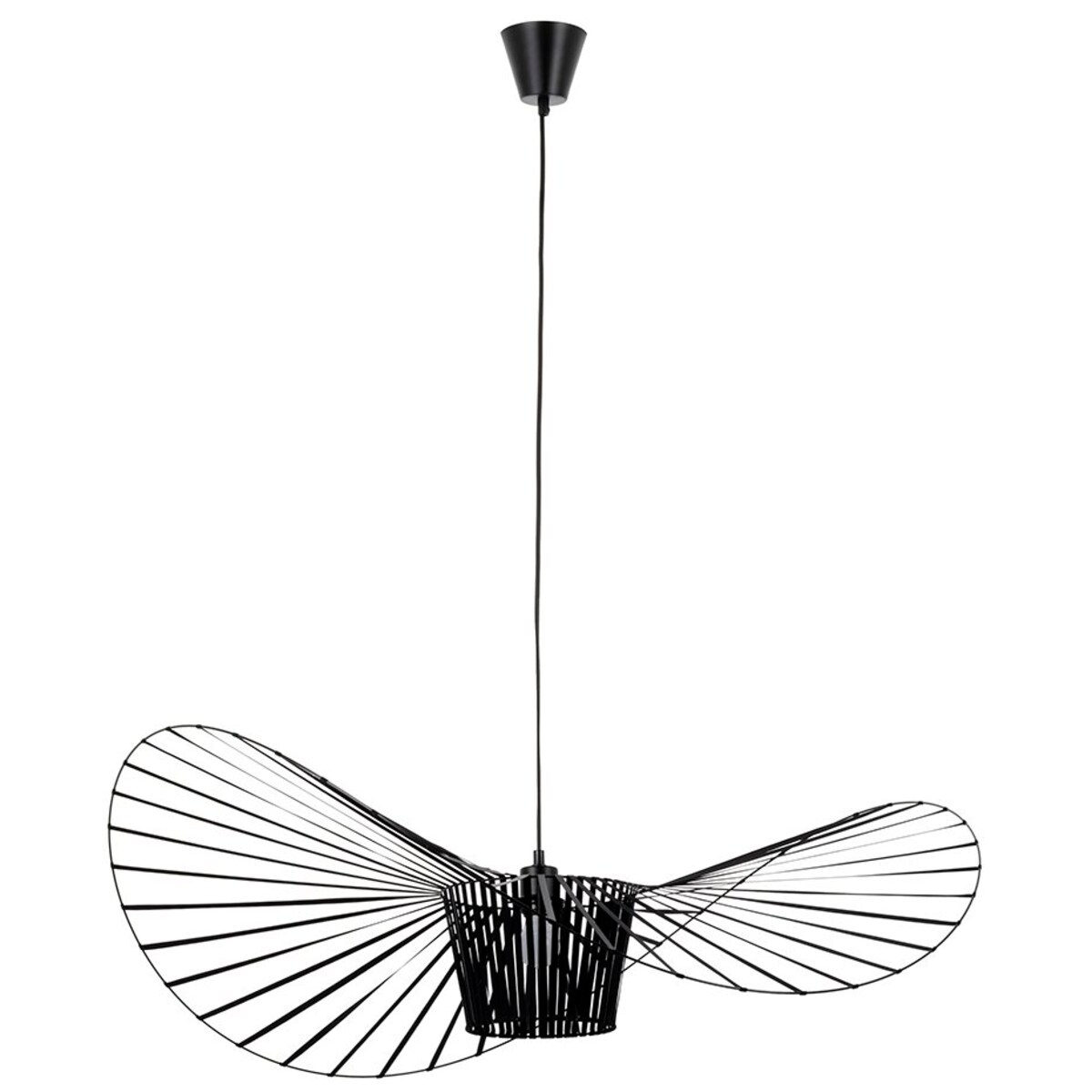 Lampa wisząca Capello DW8098/FI120 King Home druciany kapelusz czarny