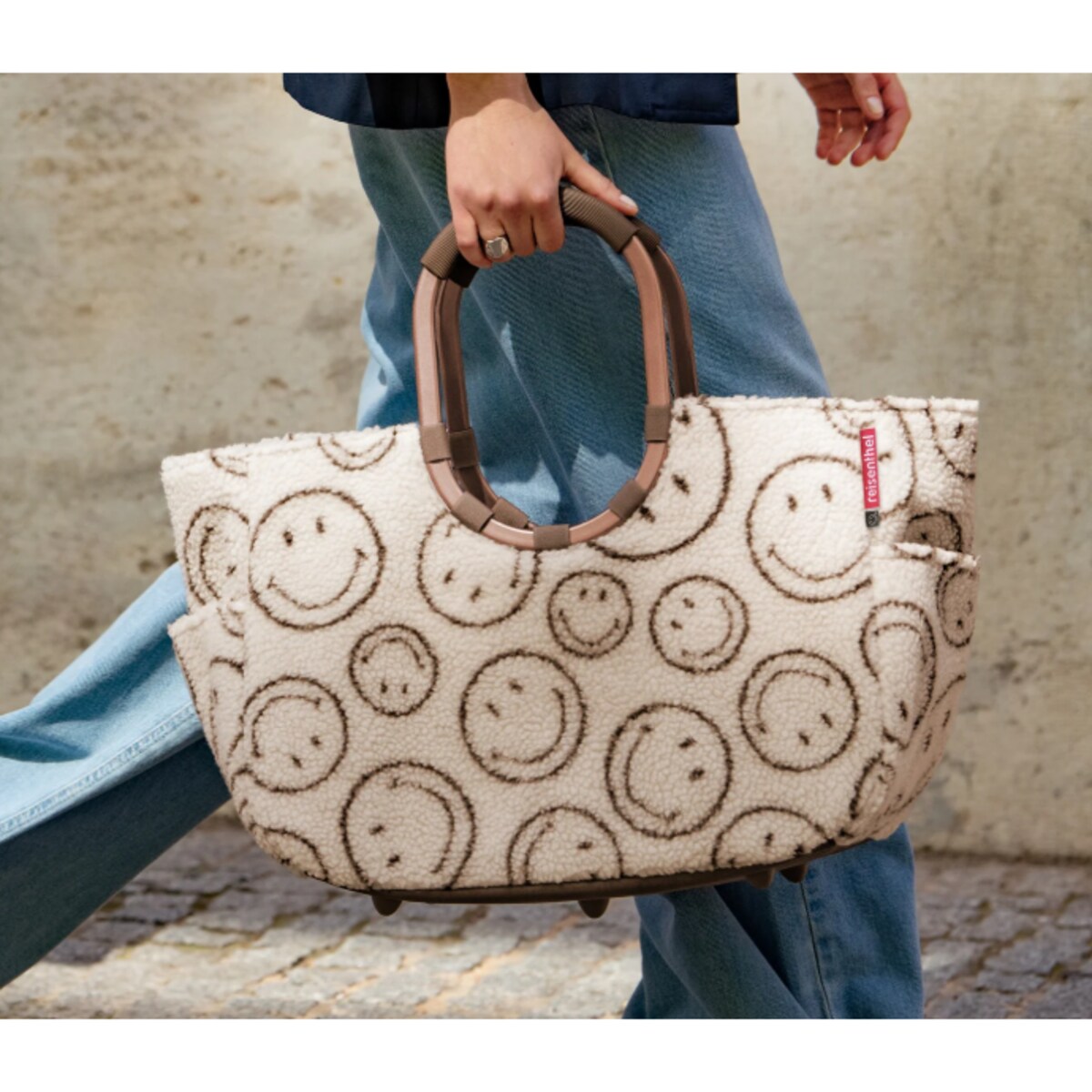 Torba LOOPSHOPPER L, smiley® teddy chocolate