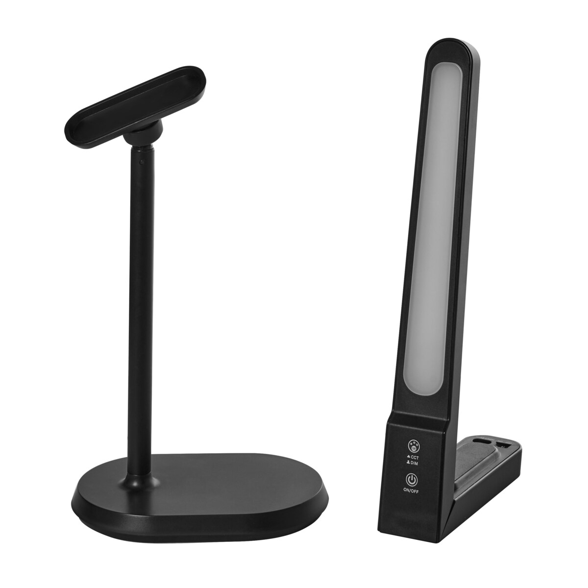 Lampa biurkowa LED TUCANA Ze ściemniaczem Czarny