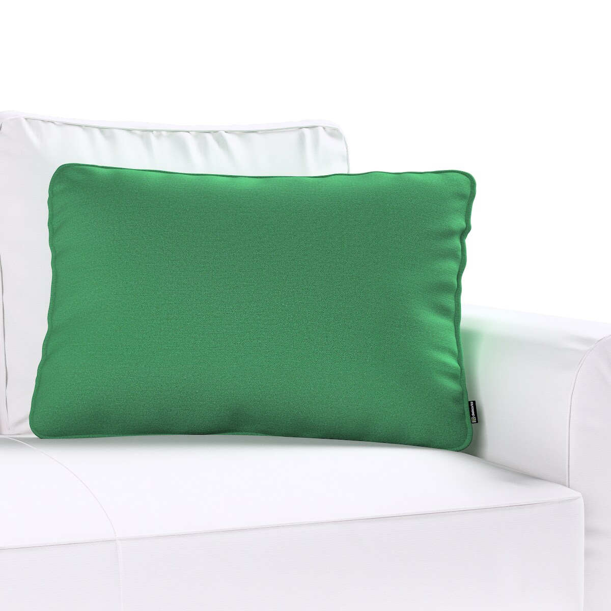 Poszewka Gabi na poduszkę prostokątna 60x40 butelkowa zieleń