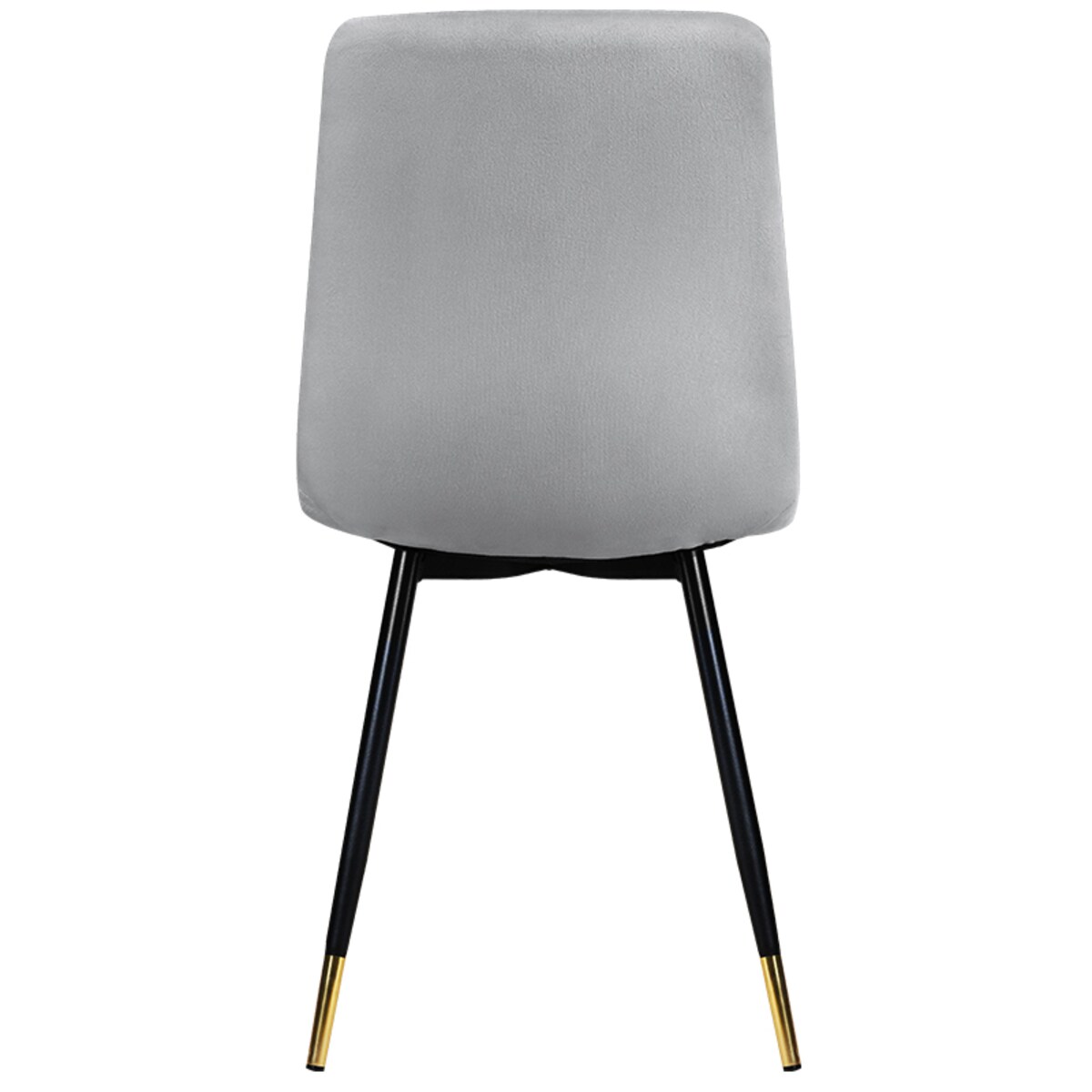 Krzesło tapicerowane welurowe pikowane do salonu jadalni szare