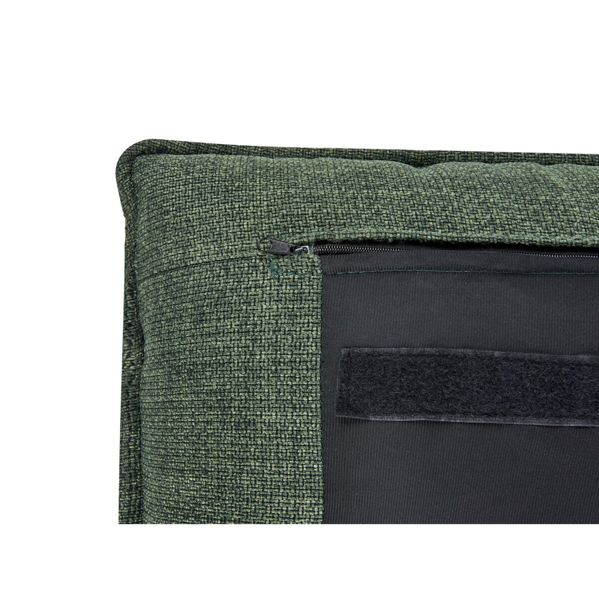 Łóżko z pojemnikiem BAJONNA 180 x 200 cm Ciemnozielony