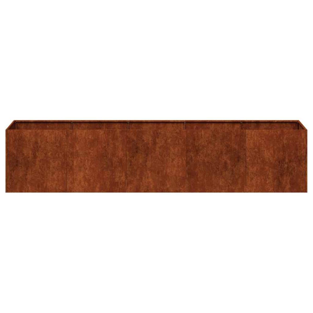 vidaXL Doniczka Rusty 200x40x40 cm Stal nierdzewna