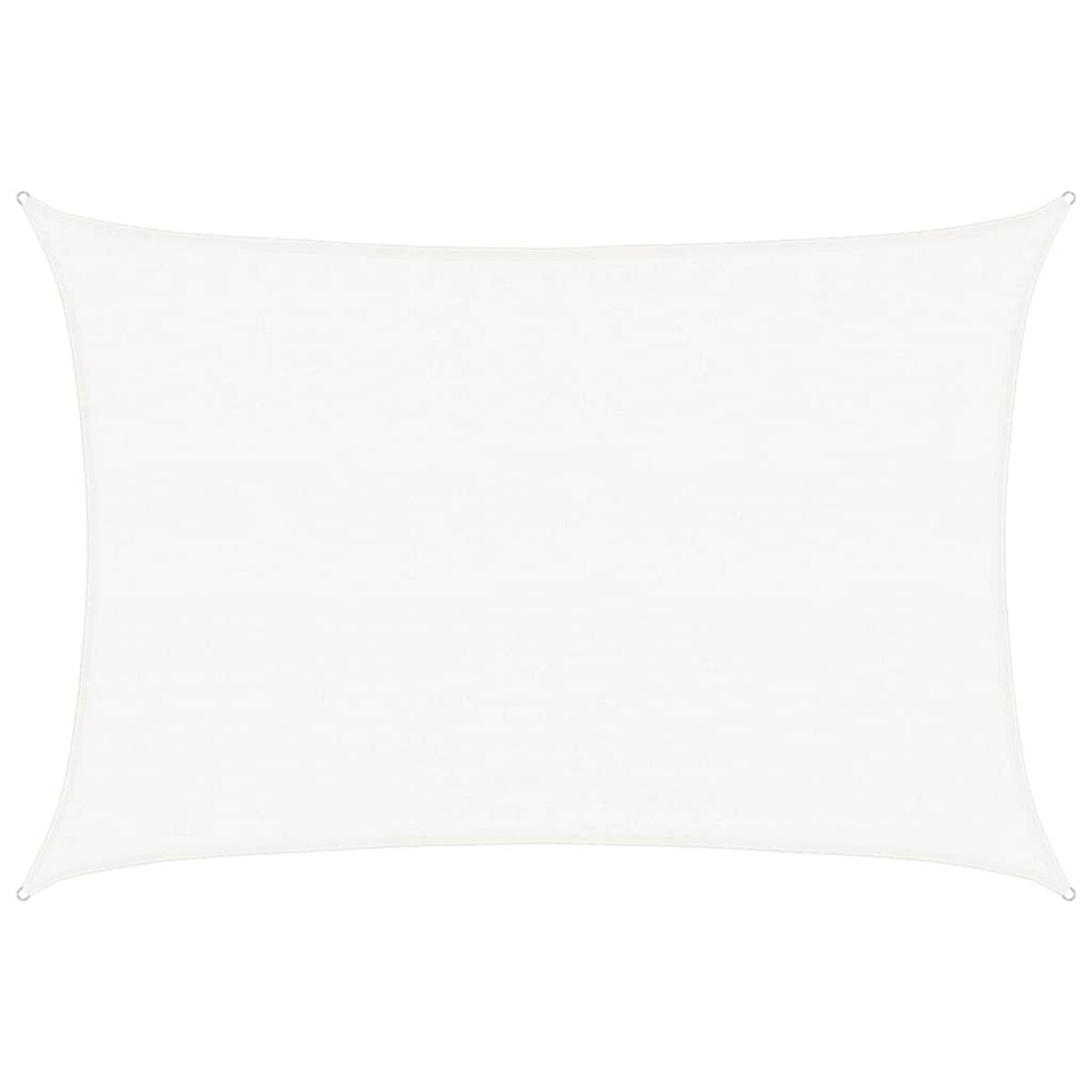 vidaXL Żagiel przeciwsłoneczny, 160 g/m², biały, 3,5x4,5 m, HDPE