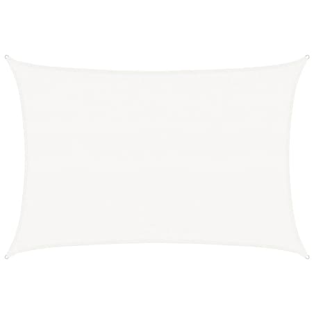 vidaXL Żagiel przeciwsłoneczny, 160 g/m², biały, 3,5x4,5 m, HDPE