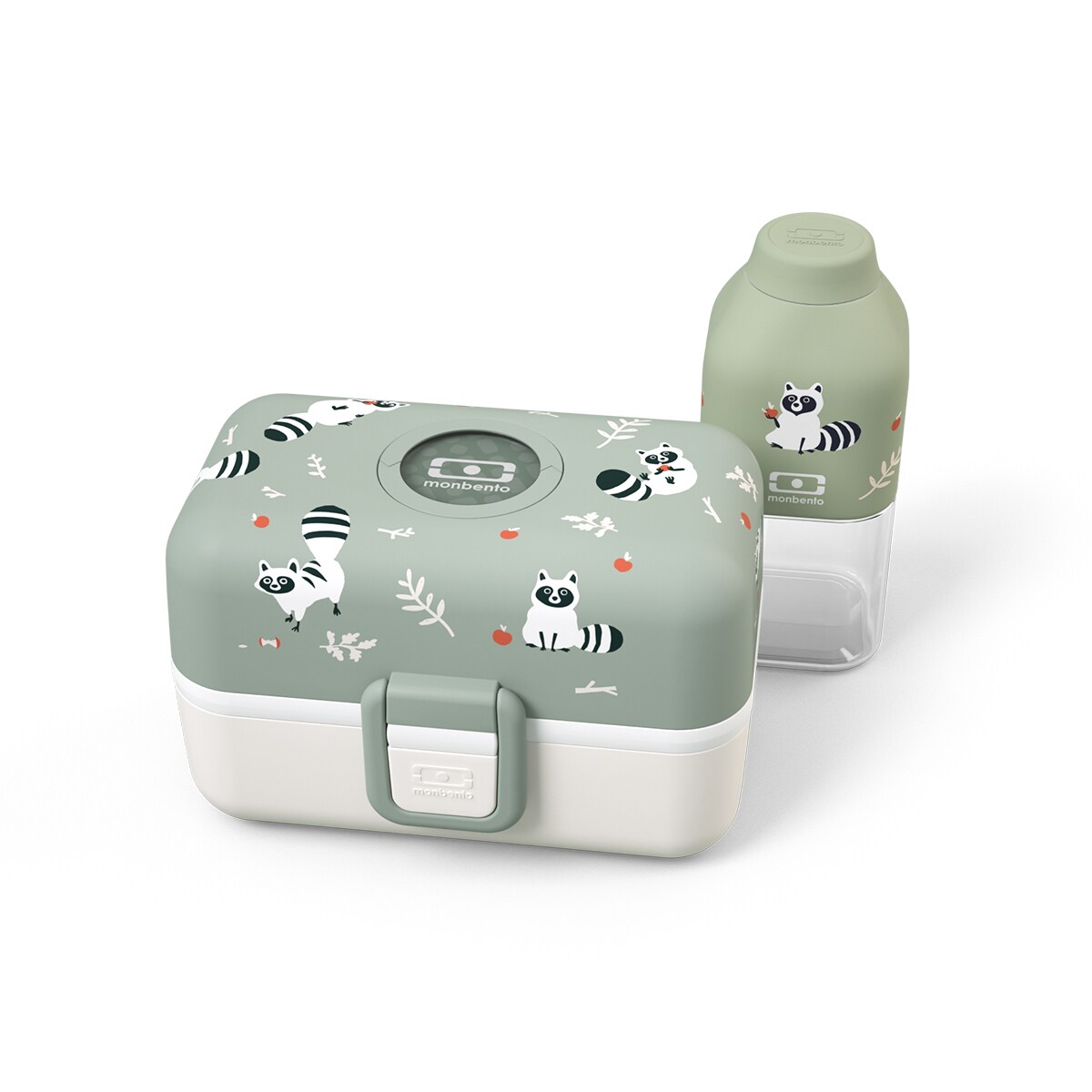 Monbento Gift Box dla dzieci - MB Trésor + MB Positive S - Racoon