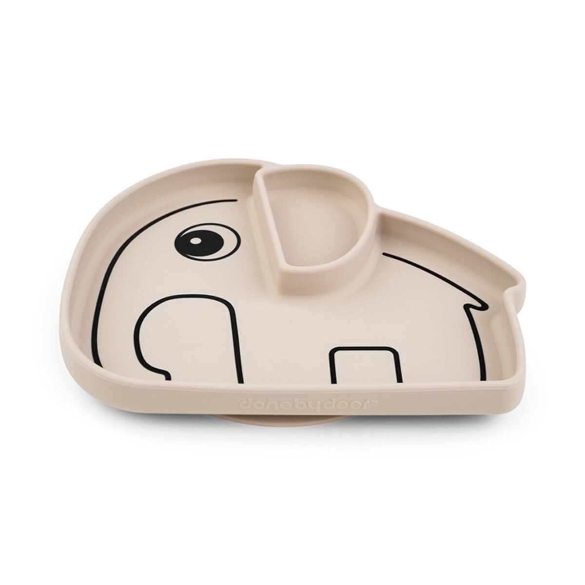Done by Deer Talerzyk z Podziałką Stick&Stay Słonik Elphee Sand