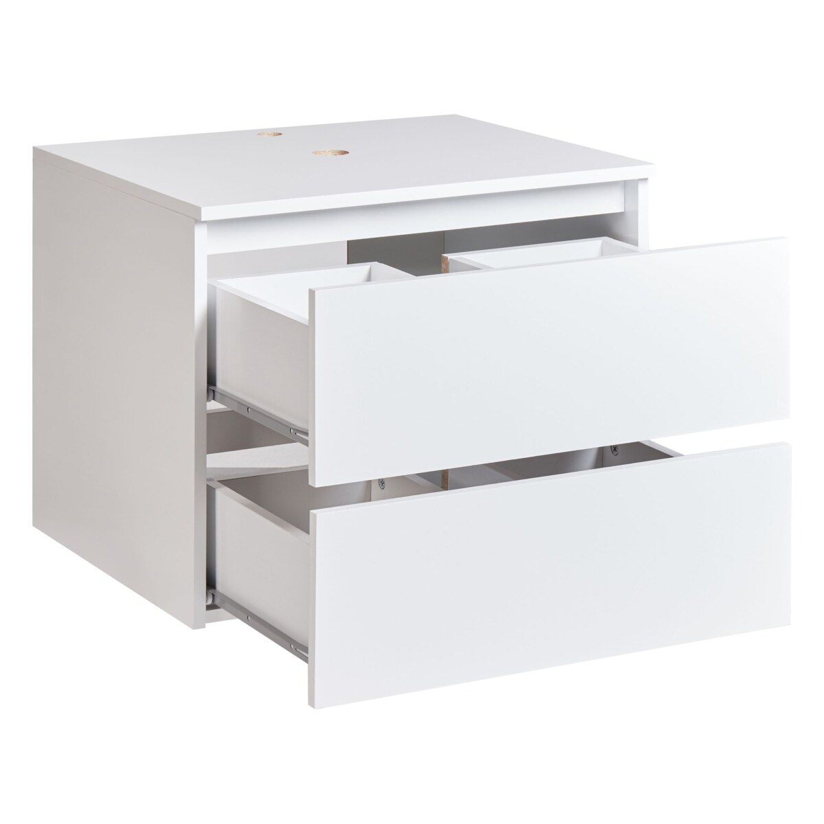 Wisząca szafka pod umywalkę SERRA 60 cm Biały