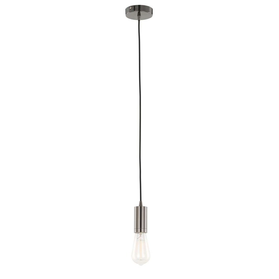 Kabel wiszący MODERNA DS-M-038 SHINY BLACK Italux metalowa OPRAWKA industrialny ZWIS przewód czarny błyszczący