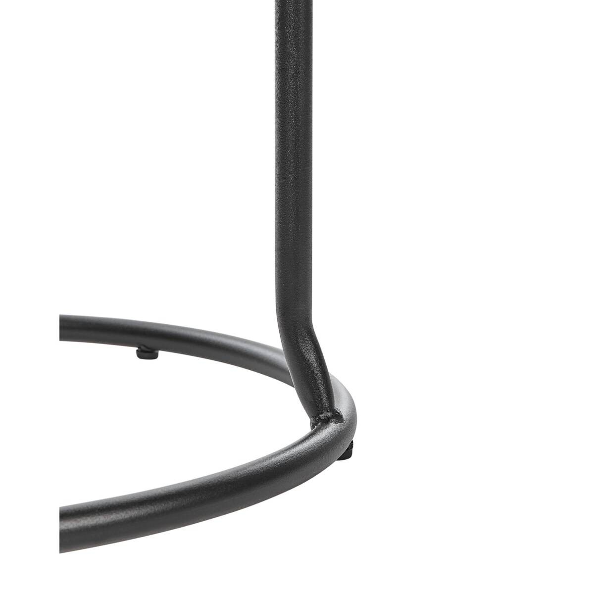 Zestaw 2 stołków barowych ekoskóra jasnobeżowy MILROY