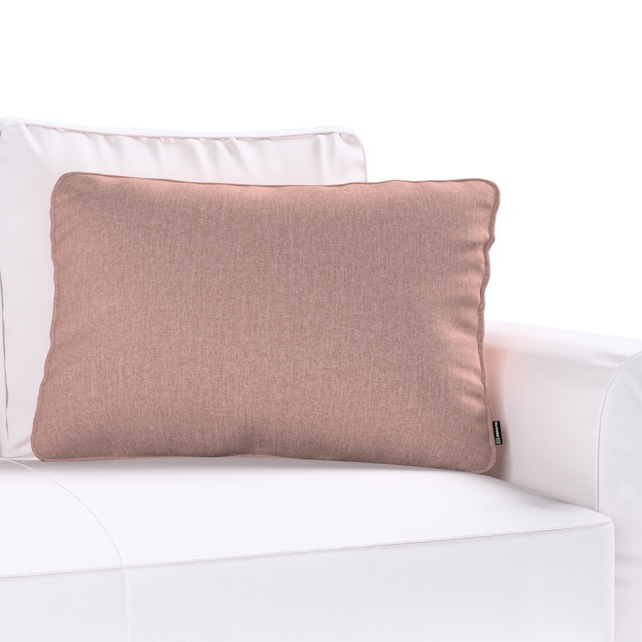 Poszewka Gabi na poduszkę prostokątna 60x40 zgaszony róż szenil