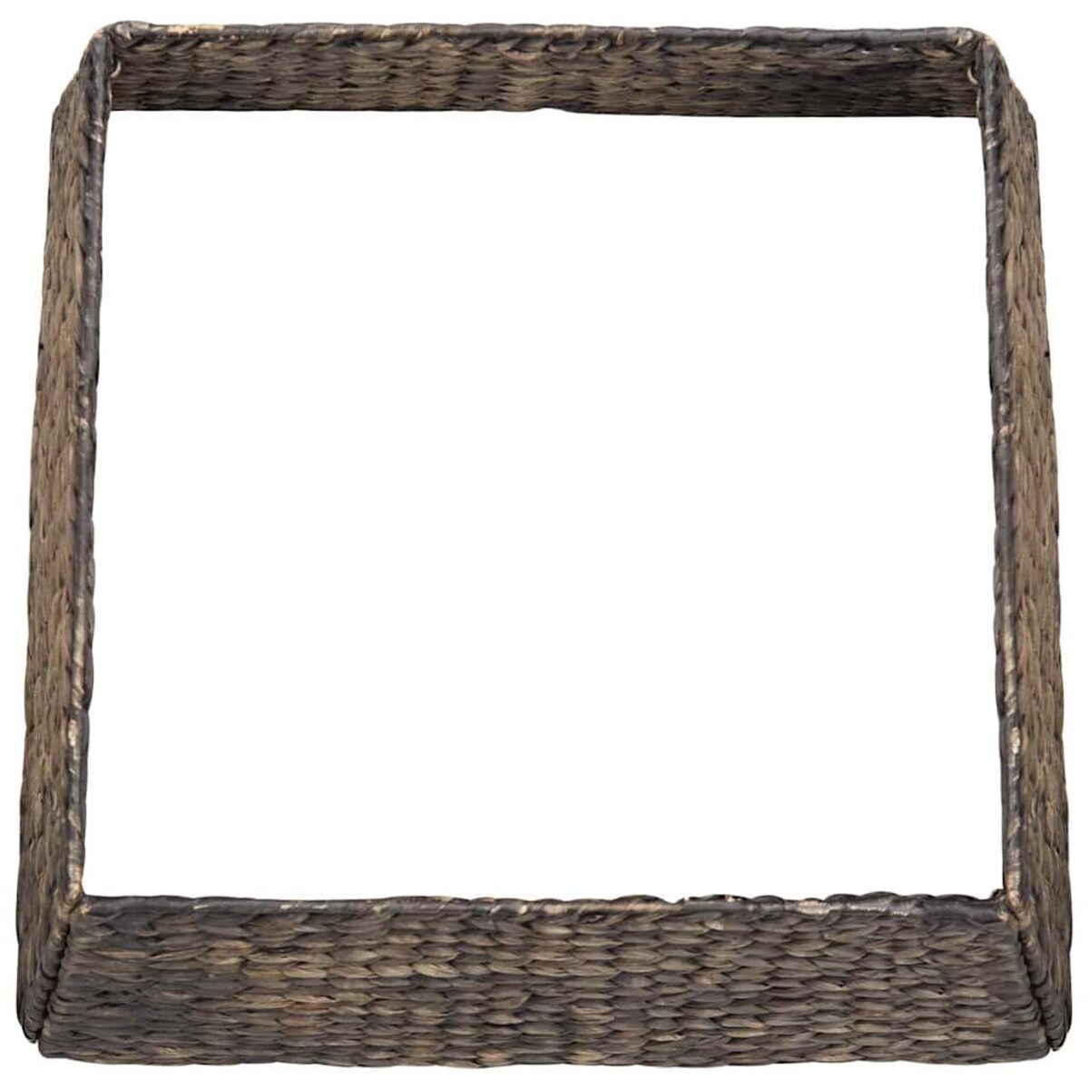 vidaXL Kołnierz do Choinki Czarny 70 x 70 x 28 cm Hiacynt wodny