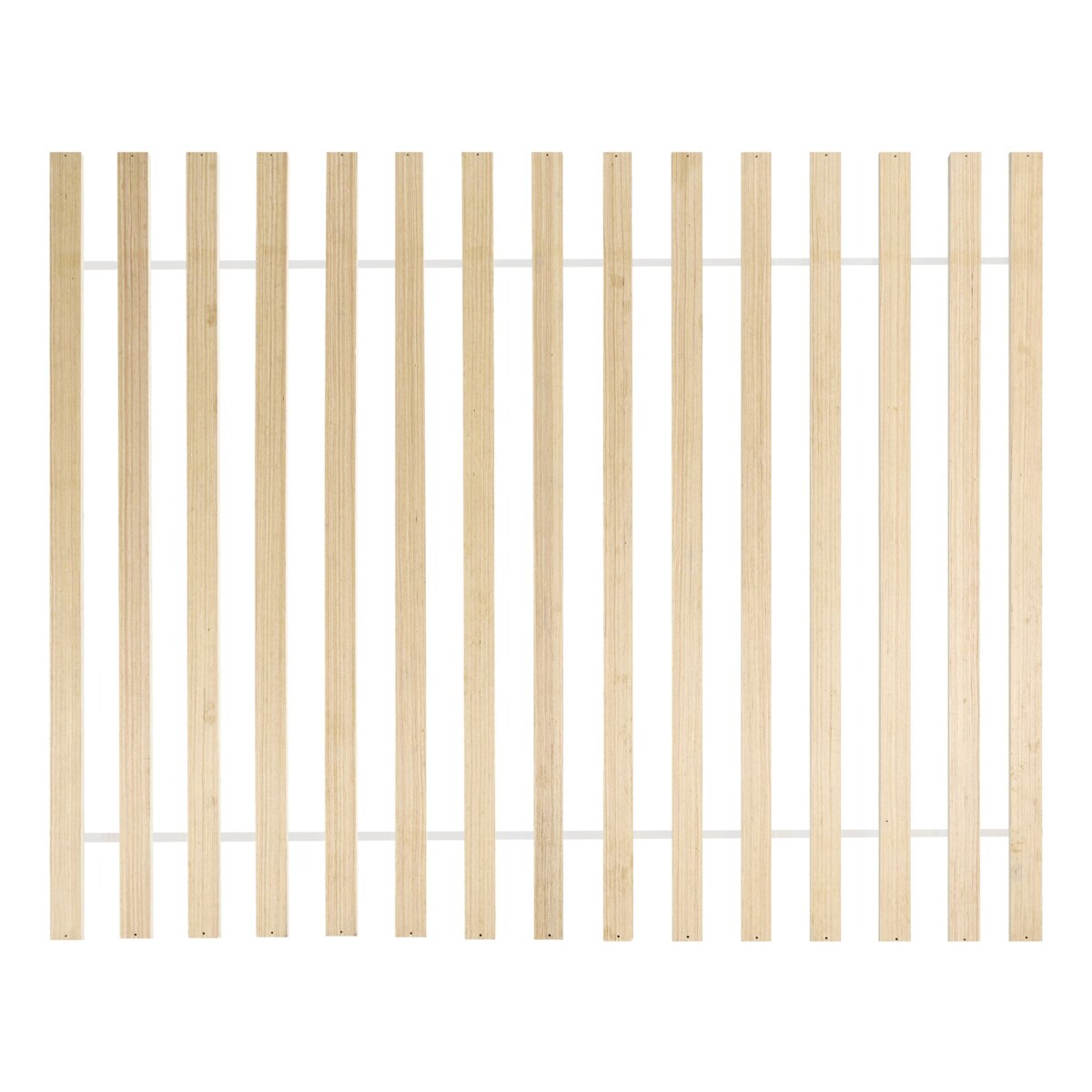 Łóżko Drewno sosnowe CLAIRAC 180 x 200 cm Jasnobrązowy