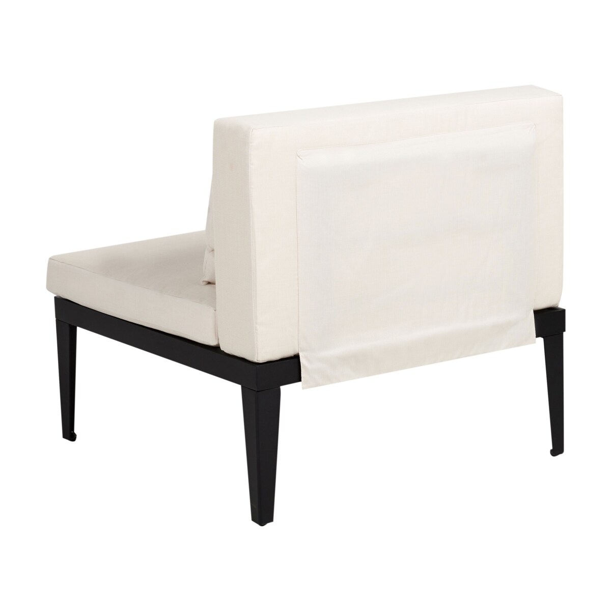 Zestaw ogrodowy ze stolikiem BRACCIANO Certyfikowane drewno akacjowe Z podnóżkiem Jasnobeżowy