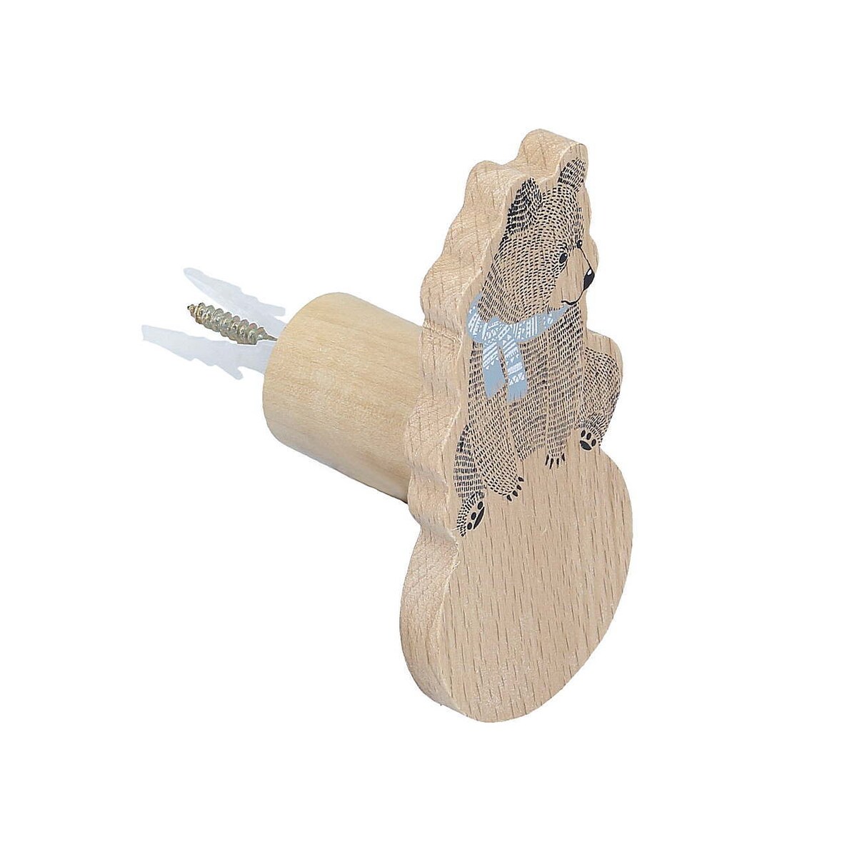 Wieszak Bear, 5x5x10,5cm