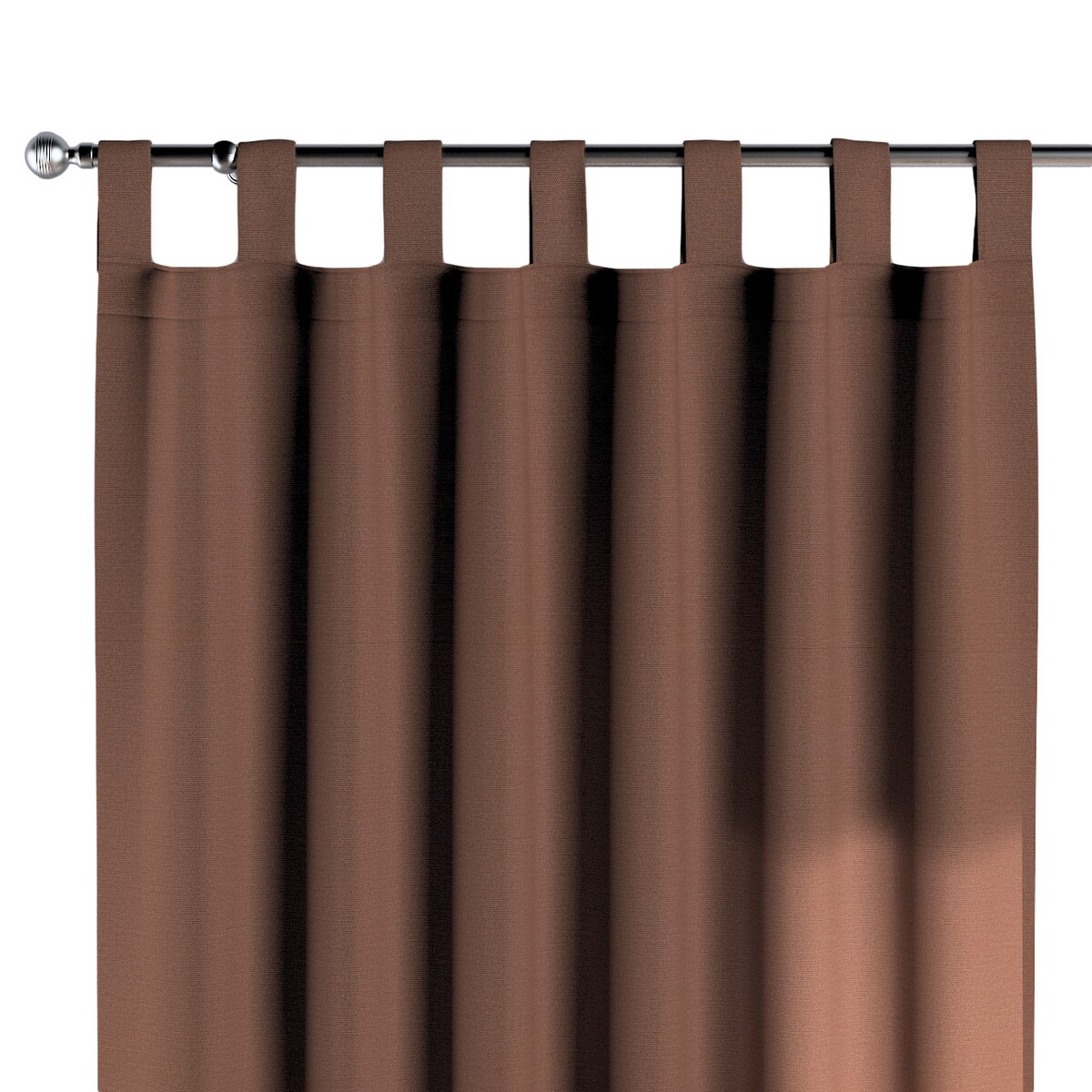 Zasłona na szelkach 1 szt. 130x260 brązowy